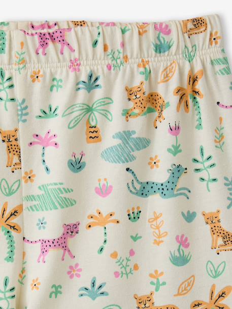 Lot de 2 pyjamas jungle fille écru 14 - vertbaudet enfant 