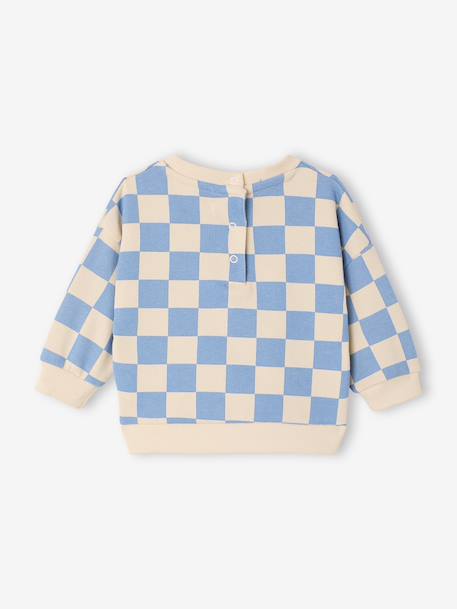Sweat bébé garçon 'Team Soleil' bleu grisé 3 - vertbaudet enfant 