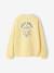Sweat 'Just Chill' jaune pâle 3 - vertbaudet enfant 