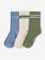 Lot 3 chaussettes garçon bleu grisé 1 - vertbaudet enfant 