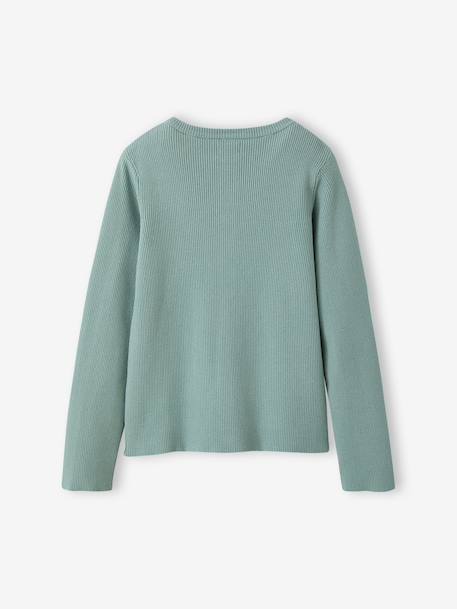 Gilet fille marine+vert sauge 7 - vertbaudet enfant 