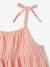 Robe bébé fille bretelles coton bio beige+rayé rose 9 - vertbaudet enfant 
