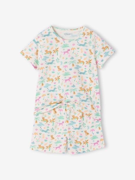 Lot de 2 pyjamas jungle fille écru 4 - vertbaudet enfant 