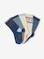 Lot de 5 paires de chaussettes 'Cool Kids' garçon bleu azur+indigo+vert sauge 4 - vertbaudet enfant 