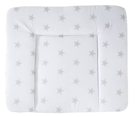 Matelas à langer imprimé Blanc - Étoiles LITTLE STARS+Blanc - Étoiles STERNENZAUBER+Blanc - gris / lapin miffy+Gris / pois+Vert pastel - woodland buddies 1 - vertbaudet enfant 
