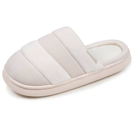 Chaussons mules velours semelle bloup xtra confort Blush+Ivoire+Léopard bordeaux+Multicolor 7 - vertbaudet enfant 