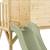 Maisonnette cabane sur pilotis avec toboggan colline bois fsc® Marron - vert kaki 5 - vertbaudet enfant 