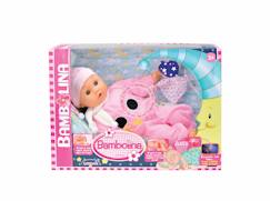 Jouet-Poupons et poupées-Poupon bambolina bonne nuit - parle : 50 mots + doudou cœur phosphorescent