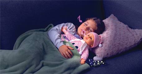 Poupon bambolina bonne nuit - parle : 50 mots + doudou cœur phosphorescent Rose 2 - vertbaudet enfant 