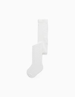 -Collants en maille avec jacquard