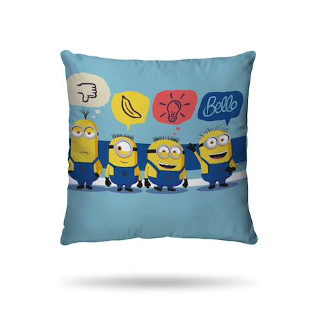 Housse de couette universal minions coton Bleu 2 - vertbaudet enfant 