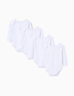 Bébé-Body-Lot de 4 bodies en coton avec imprimé