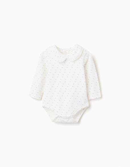 Bébé-Body à manches longues et motif feuille