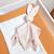 Doudou plat lapin  sidonia Sidonia, beige, écru, blanc 5 - vertbaudet enfant 
