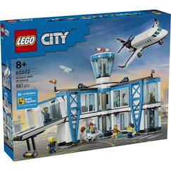 Jouet-Jeux d'imagination-Lego 60502 - l’aéroport et l’avion city