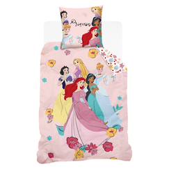 Linge de maison et décoration-Linge de lit enfant-Housse de couette disney princesses coton
