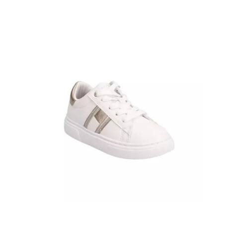 Baskets synthétique flag low cut White 2 - vertbaudet enfant 
