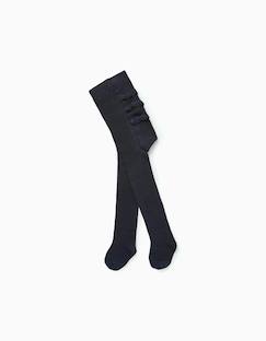 -Collants en maille à volants