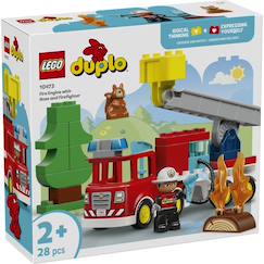 Jouet-Jeux d'imagination-Lego 10473 - camion de pompiers duplo