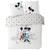 Housse de couette disney mickey et minnie paris love coton Ecru 1 - vertbaudet enfant 
