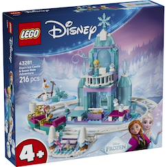 Jouet-Jeux d'imagination-Jeux de construction-Lego 43281 - château de glace et piste reine des neiges