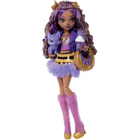Poupée clawdeen monster high Violet 2 - vertbaudet enfant 