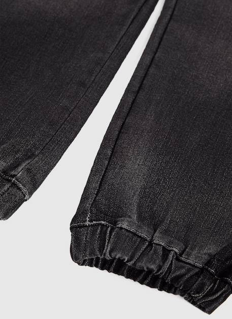 Pantalon enfant en jean Gris 4 - vertbaudet enfant 