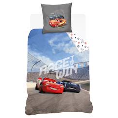 Linge de maison et décoration-Linge de lit enfant-Housse de couette disney cars flash mcqueen coton