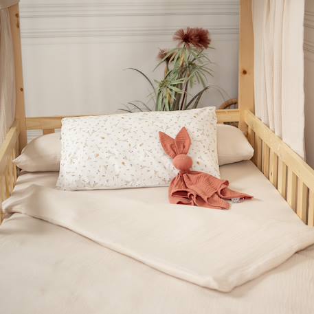 Taie d'oreiller en coton sidonia Sidonia, beige, écru, blanc 5 - vertbaudet enfant 
