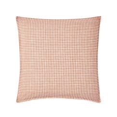 Linge de maison et décoration-Linge de lit enfant-Taie d'oreiller enfant imprimée en percale de coton, mini vichy