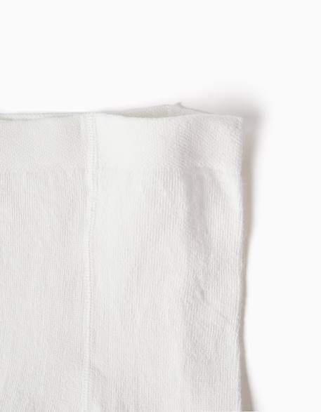 Collants en maille avec jacquard Blanc 2 - vertbaudet enfant 