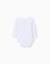 Lot de 4 bodies en coton peigné Blanc 2 - vertbaudet enfant 