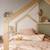 Housse de couette enfant imprimée en percale de coton, mini vichy Beige moyen 4 - vertbaudet enfant 