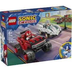 Jouet-Jeux d'imagination-Lego 77118 - véhicules silver vs knuckles sonic