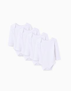 Bébé-Body-Lot de 4 bodies en coton peigné