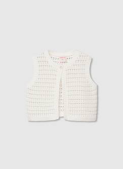 -Gilet fille coton