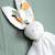 Doudou plat lapin  clem Clem, orange, vert 2 - vertbaudet enfant 