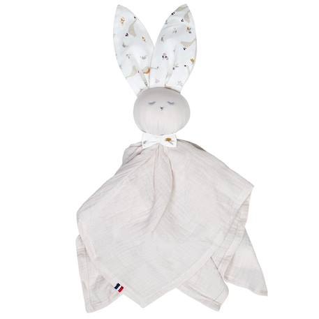 Doudou plat lapin  sidonia Sidonia, beige, écru, blanc 1 - vertbaudet enfant 