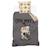 Housse de couette one piece vogue merry coton Gris 1 - vertbaudet enfant 