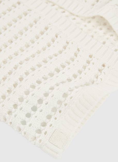 Gilet fille coton Blanc 4 - vertbaudet enfant 