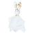 Doudou plat lapin  clem Clem, orange, vert 1 - vertbaudet enfant 