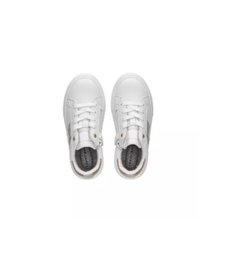 Baskets synthétique flag low cut White 3 - vertbaudet enfant 