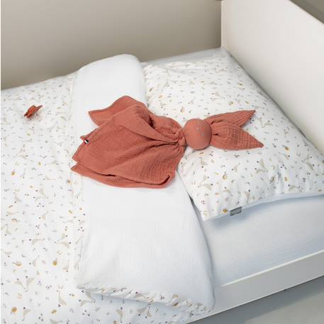 Taie d'oreiller en coton sidonia Sidonia, beige, écru, blanc 2 - vertbaudet enfant 