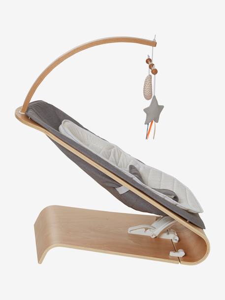 Transat bois  Babyrythm gris+naturel/gris 8 - vertbaudet enfant 