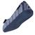 Chaussons ballerines velours semelle ergonomique Noir+Rayure marine 11 - vertbaudet enfant 