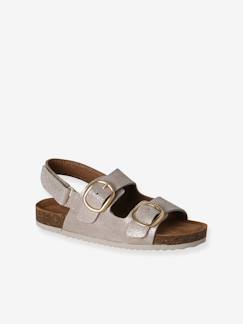 Chaussures-Chaussures fille 23-38-Sandales cuir à boucles