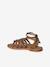 Sandale spartiate fille cuir à boucles camel 3 - vertbaudet enfant 