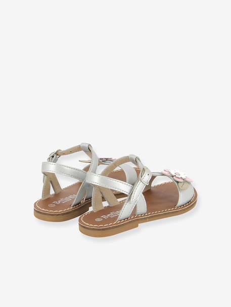 Sandales fille Summer Berlingot argenté 2 - vertbaudet enfant 