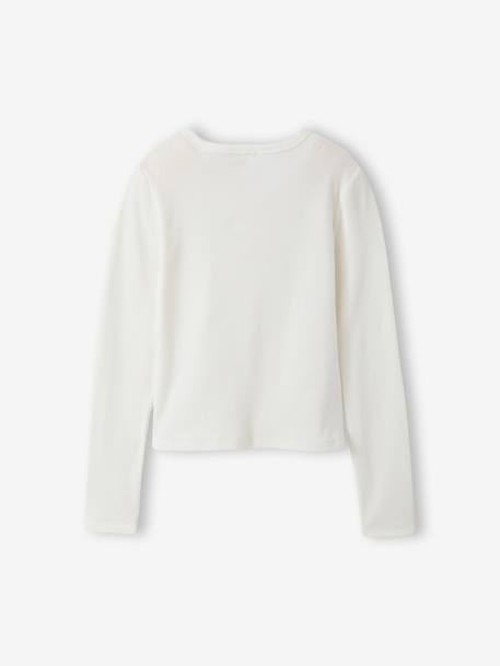 T-shirt manches longues écru 3 - vertbaudet enfant 