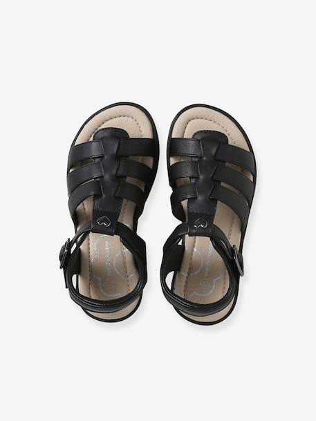 Sandales enfant fille multi-brides collection maternelle noir 5 - vertbaudet enfant 